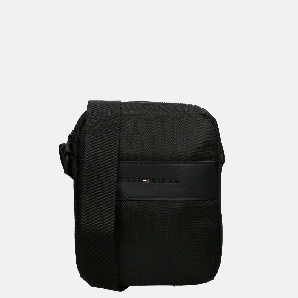 Tommy Hilfiger Reporter crossbody tas black bij Duifhuizen